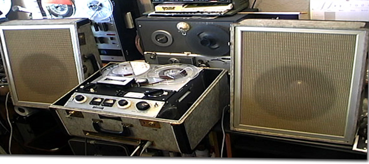 1957 Sony  Model 555 reel-to-reel tape recorder