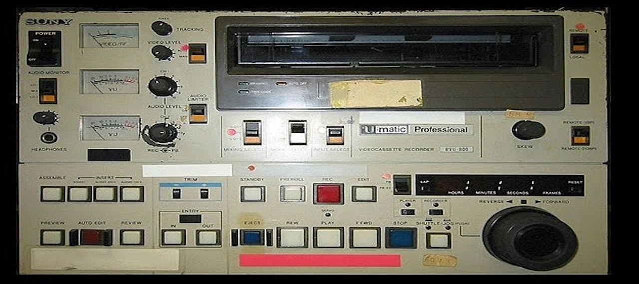 1969 Sony U-Matic Video Cassette Recorder (VCR)